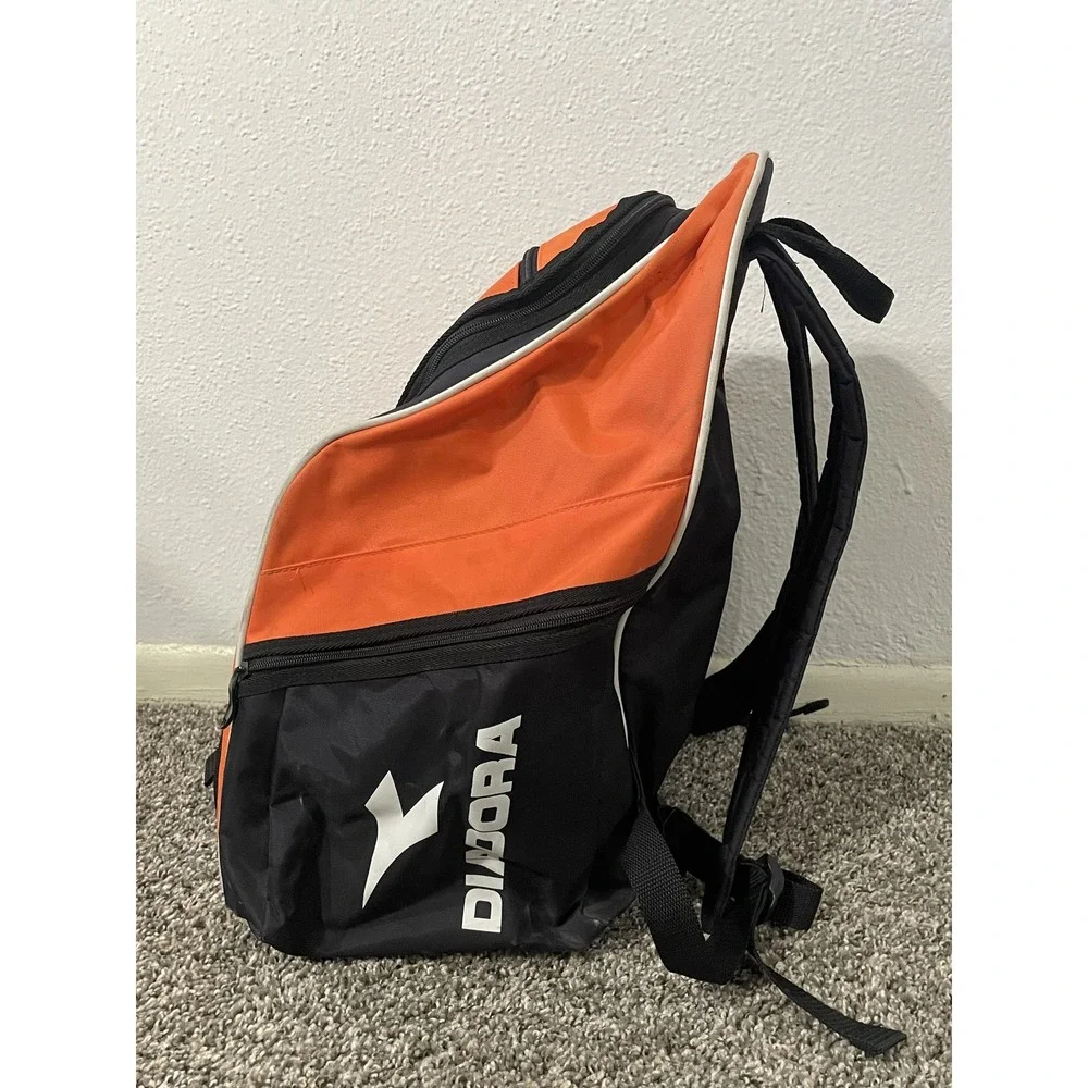 Diadora Wichita Warriors FC Soccer Backpack Orange Black Ball‎ Pocket Zarate 14